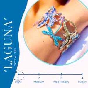 Sassy Jones Laguna Crystal Cuff - NWOT